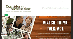 Desktop Screenshot of considertheconversation.org