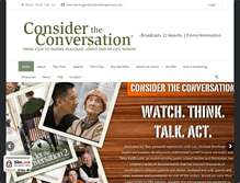 Tablet Screenshot of considertheconversation.org